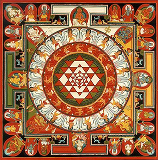 sri yantra light
